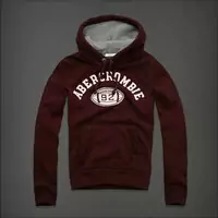 hommes chaqueta hoodie abercrombie & fitch 2013 classic t60 rouge fonce